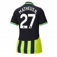 Manchester City Matheus Nunes #27 Bortedrakt Dame 2024-25 Kortermet